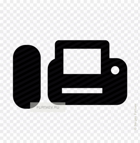 icon of machine with free stock - mobile email signature icon Isolated Item with Transparent PNG Background