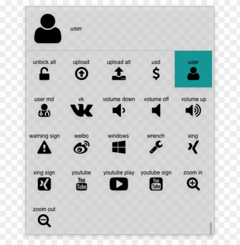 icon picker - icon navigation bar PNG Isolated Object on Clear Background