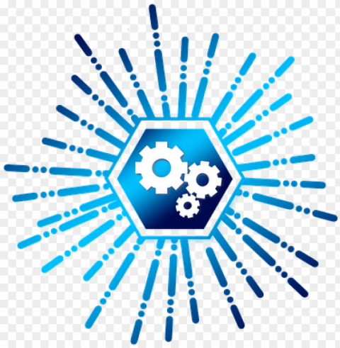 icon star gears work team together force - icon PNG images with alpha transparency diverse set