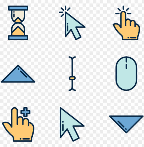 icons vector cursors - different type of cursor PNG high resolution free
