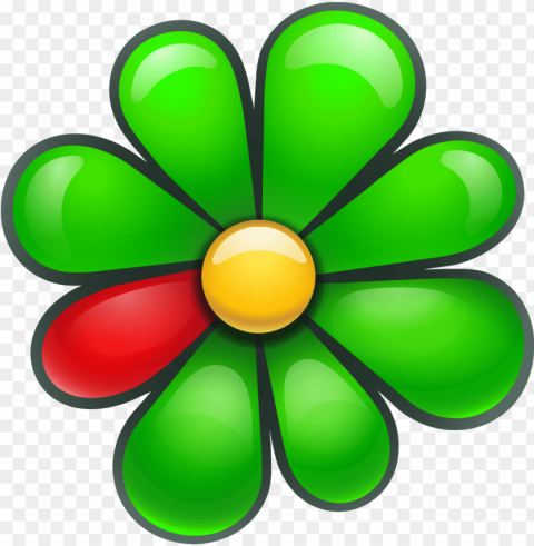 icq logo - icq Transparent Background PNG Isolated Item