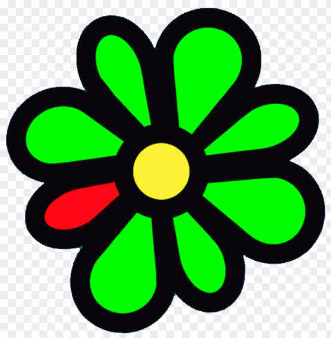 icq logo image Transparent PNG Isolated Artwork
