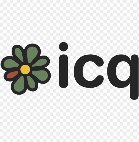  icq logo Transparent PNG Illustration with Isolation - 14b4460b