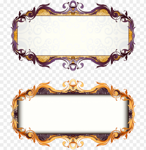 icture frame art deco - vector frame title Transparent Background Isolated PNG Design