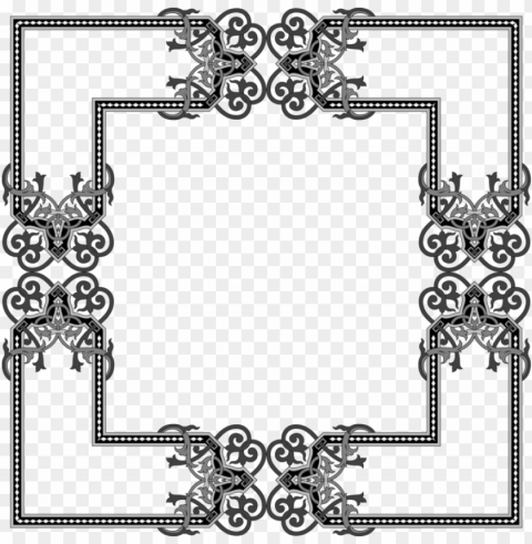 icture frames flower motion interpolation computer - black gothic frame PNG images for graphic design