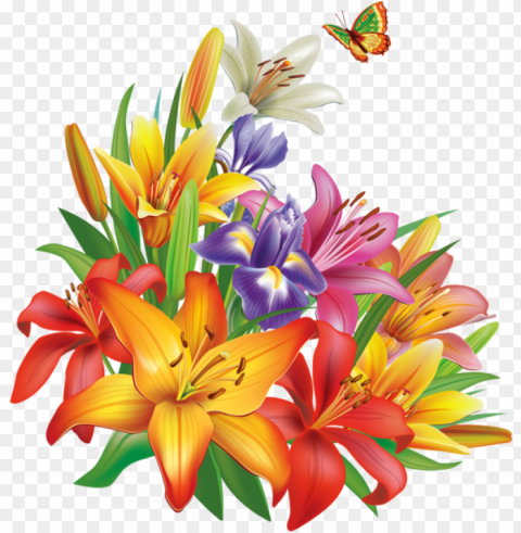 Icture Library Fleurs Flores Flowers Bloemen Dekopaj - Blahoželanie K Meninám Dagmar PNG Images For Printing