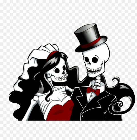 icture library stock collection of halloween high - till death do us part skeleto PNG images with transparent layer