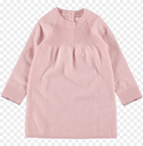 icture of babies knit dress pink - sweater HighQuality PNG Isolated on Transparent Background