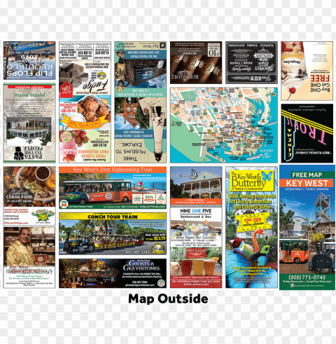 Icture Of Key West Free Map Brochure Outside Isolated Icon In Transparent PNG Format