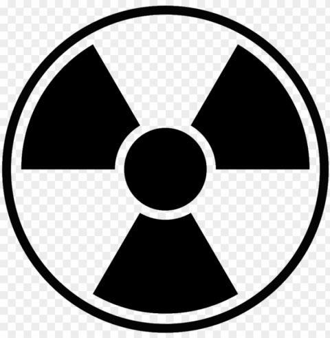 Icture Of Radioactive Choice - Radiation Black And White PNG Image With No Background