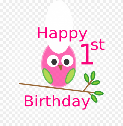 icture royalty free 1st birthday clipart - happy 1st birthday cute PNG for digital art