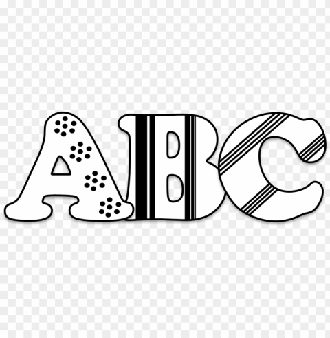 icture royalty free download abc blocks clipart black - abc clipart black and white PNG images with clear backgrounds