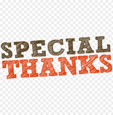 icture - special thanks Transparent PNG Isolated Design Element