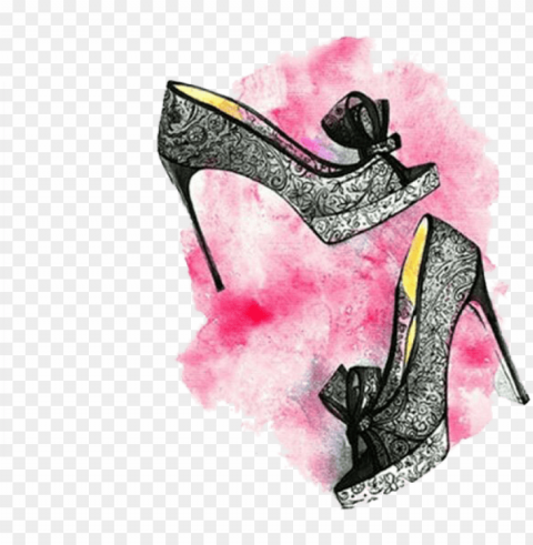 icture stock chanel court shoe painting lace high - quadro para decorar closet HD transparent PNG PNG transparent with Clear Background ID 1584527c