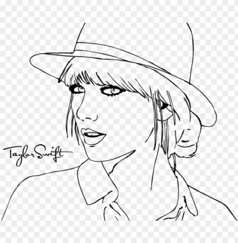 Icture Stock Taylor Swift - People Coloring Pages To Print Free Download PNG Images With Alpha Channel Diversity