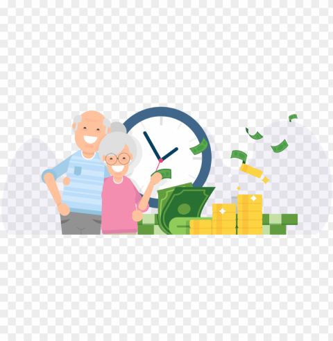 icture transparent download smarter retirement planning - retirement planning cartoon Clear PNG file