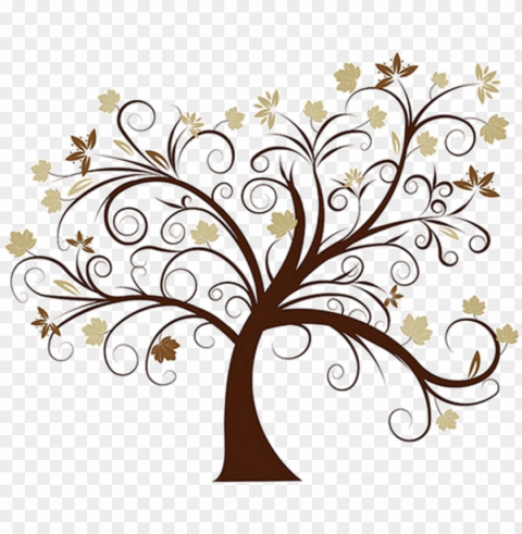 i'd like this as an idea for the family tree tattoo - transparent tree with roots Isolated Illustration with Clear Background PNG