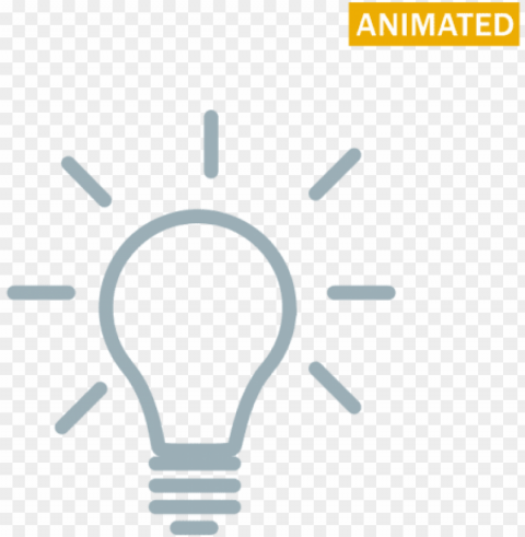 idea - svg light bulb animatio PNG transparent photos for presentations