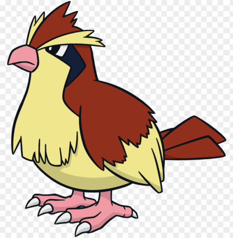 idgey pokemon character vector art - pokemon pidgey dream world PNG file without watermark
