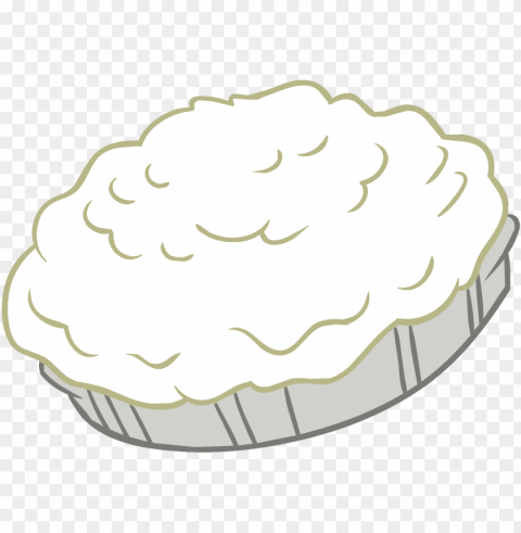 Ie Clipart Whip Cream Pie Pencil And In Color Pie - Whipped Cream Pie Clipart Isolated Item On HighQuality PNG