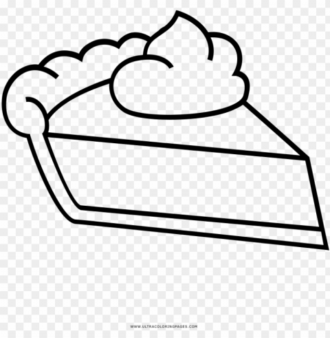 ie slice coloring page - tart drawi Isolated PNG Image with Transparent Background