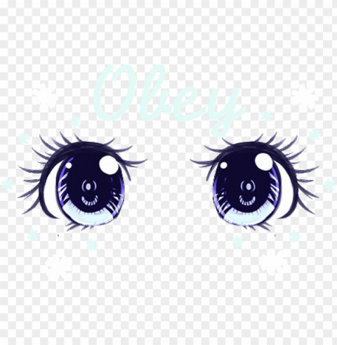 if pretty cute adorable mine eyes anime japan kawaii - cute anime eyes Transparent Background PNG Isolated Icon