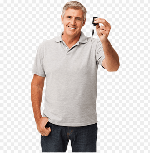 if we make you happy and you purchase from us but we - man holding car keys Isolated Character in Transparent Background PNG PNG transparent with Clear Background ID 5cb3d7fb