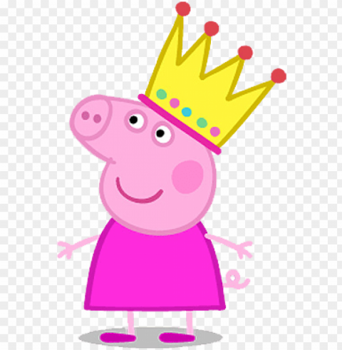 ig peppa pig printables pig character pig illustration - peppa pig with crow Transparent PNG images collection