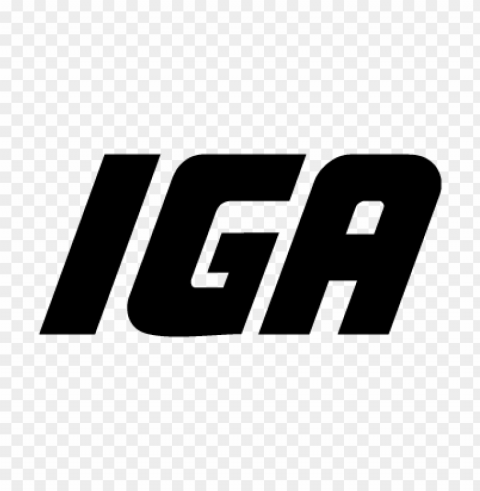 iga-independent grocers alliance vector logo Isolated Item on HighResolution Transparent PNG