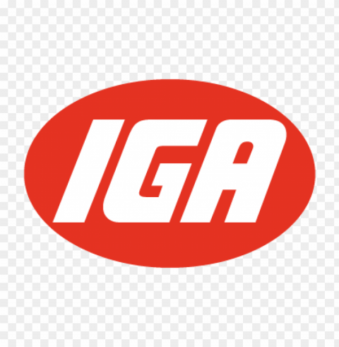 iga vector logo Isolated Item on Transparent PNG Format