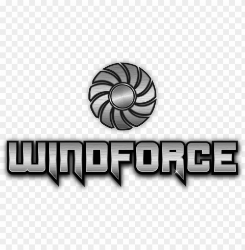 igabyte unveils geforce gtx 750 series oc edition - windforce logo Isolated Item on HighQuality PNG