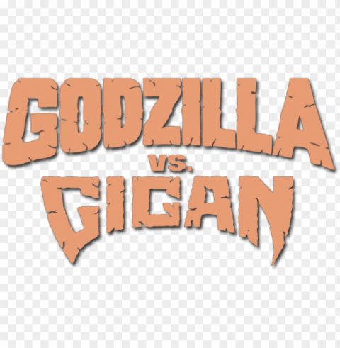 igan image - godzilla vs gigan logo Isolated Design Element on Transparent PNG