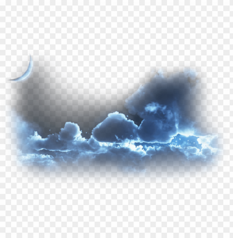 ight skies moon nocturne stickers sky night time - high resolution cloud hd PNG photo without watermark