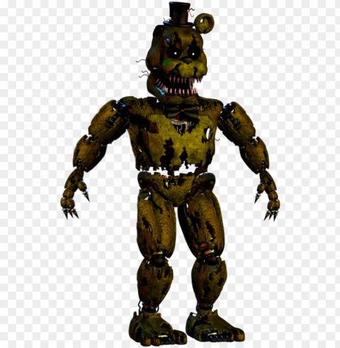 ightmare golden freddy PNG Image with Isolated Graphic Element