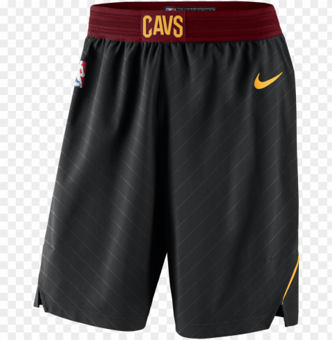 ike cleveland cavaliers statement edition authentic - black shorts in basketball Free PNG images with transparency collection