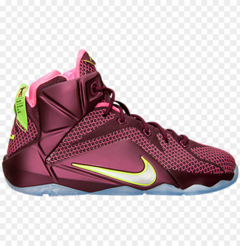 ike lebron 12 gs 'double helix' - basketball shoe PNG pictures with no backdrop needed