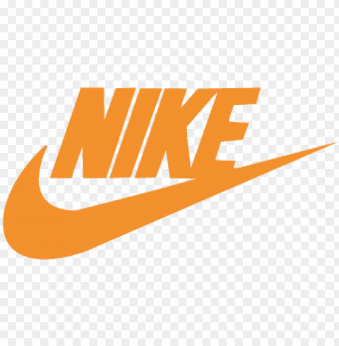 ike logo clipart - orange nike logo Isolated Element in Transparent PNG