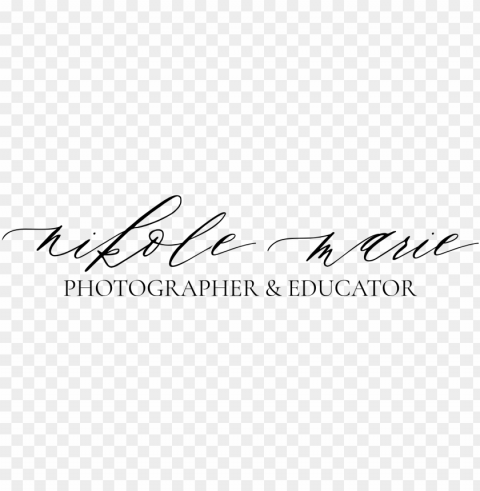 ikole marie photography - calligraphy PNG images with transparent backdrop