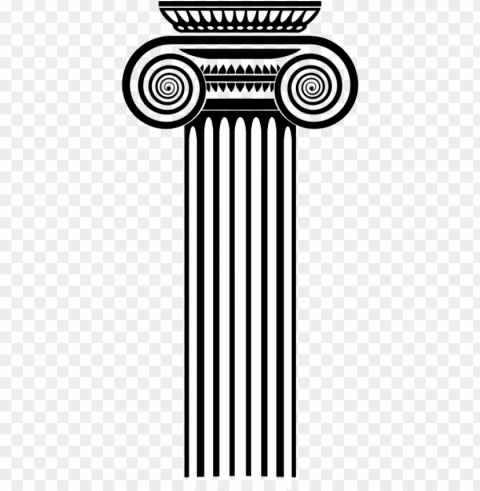 illar roman column - greek column clipart Clean Background Isolated PNG Graphic