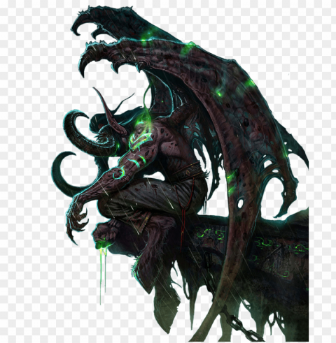 illidan stormrage legion - illidan stormrage Isolated Graphic with Transparent Background PNG