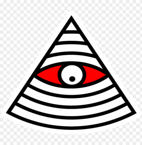 illuminati eye vector PNG image with no background