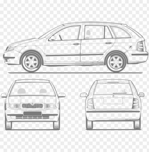 illustration of a car - private hire car decal Transparent PNG artworks for creativity