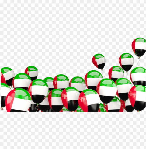 illustration of flag of united arab emirates - uae flag balloons Transparent PNG images extensive gallery