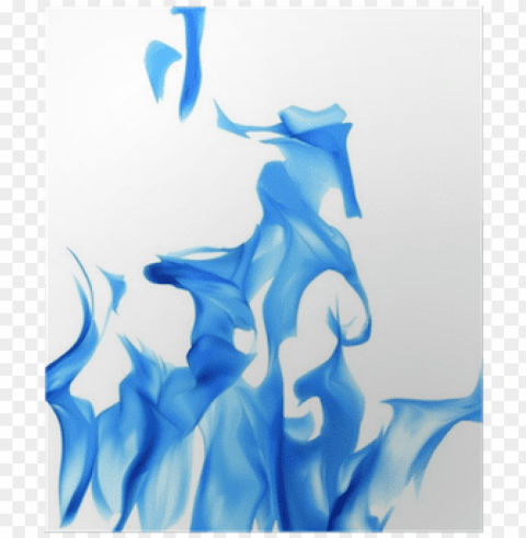 illustration with blue fire poster pixers - flame Isolated Graphic on Clear Background PNG