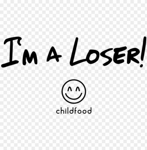 i'm a loser - im a loser PNG design elements