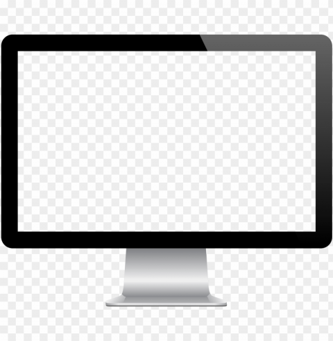 imac screen frame - computer monitor Isolated Item with HighResolution Transparent PNG
