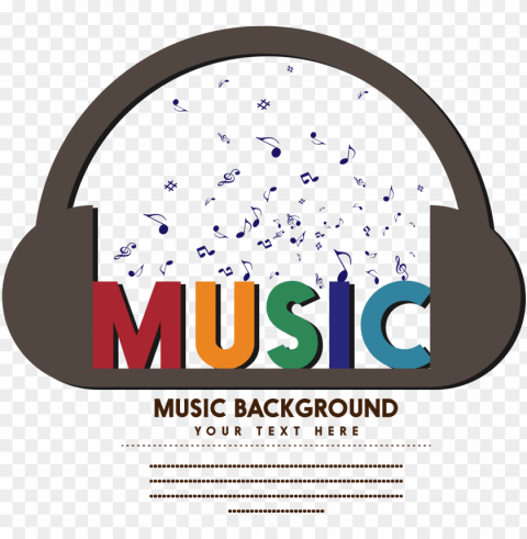 image black and white download musical note logo headphones - 3d music logo desi PNG transparency images