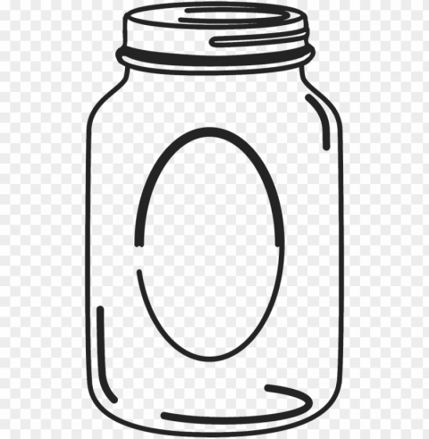image black and white stock rubber stamp circle stamps - mason jar clip art Isolated Illustration in HighQuality Transparent PNG