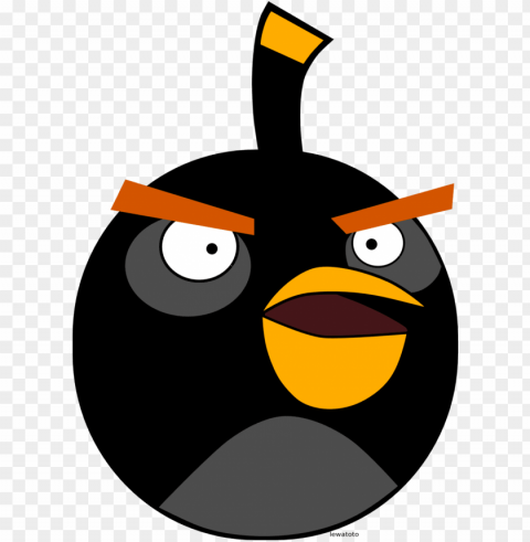 image black bird angry birds by lewatoto d4glkhp - black angry bird PNG images for banners