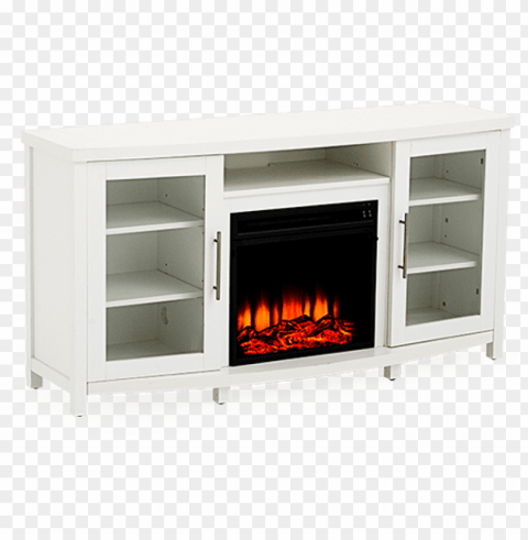 image for electric fireplace - cabinetry Transparent Background Isolated PNG Icon